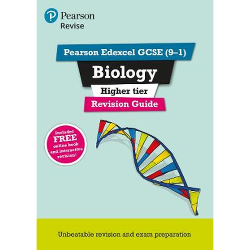 Pearson REVISE Edexcel GCSE Biology Higher Revision Guide inc online edition and quizzes - 2023 and 2024 exams