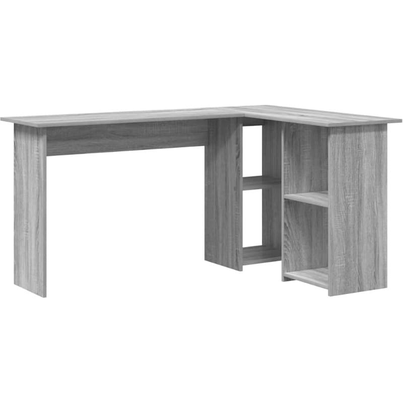 Γραφείο VidaXL από Επεξεργασμένο Ξύλο 142x102x73 cm - Γκρι Sonoma