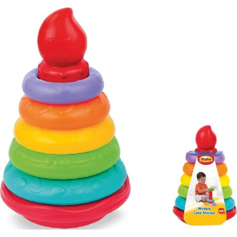 WINFUN Winfun Πυραμιδα Με Κρικους Wobble Cake Stacker 403190