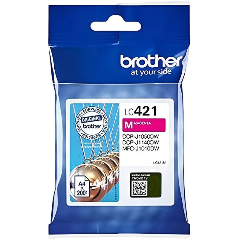 BROTHER LC-421 Ματζέντα Μελάνι Εκτυπωτή )