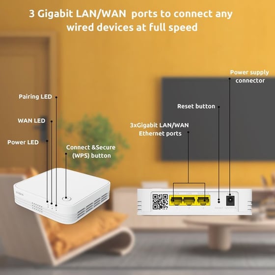 Strong Wifi Mesh Home Kit Atria 1200 V2, 1200mbps Dual Band, 3τμχ image 2