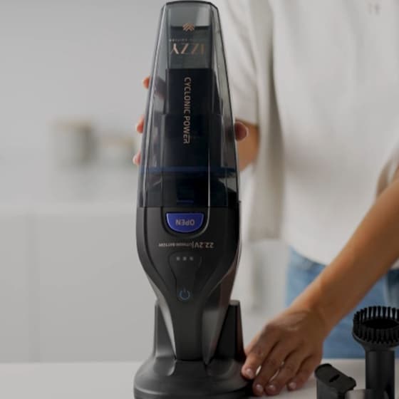 ΙΖΖΥ CYCLONIC POWER IZ-4005 22.2 V 0.5 lt Μαύρο Σκουπάκι Χειρός image 11