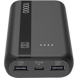 Powerbank Cellular Line 10.000 mAh 12W - Black