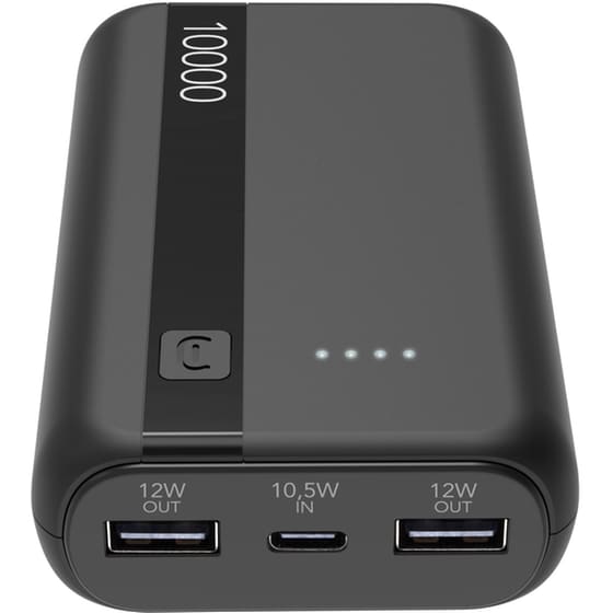 Powerbank Cellular Line 10.000 mAh 12W - Black image 0