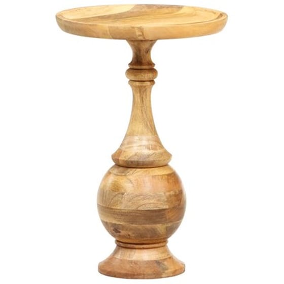 Βοηθητικό Τραπεζάκι Vidaxl από Μασίφ Ξύλο Μάνγκο 43x43x66cm - Καφέ image 0