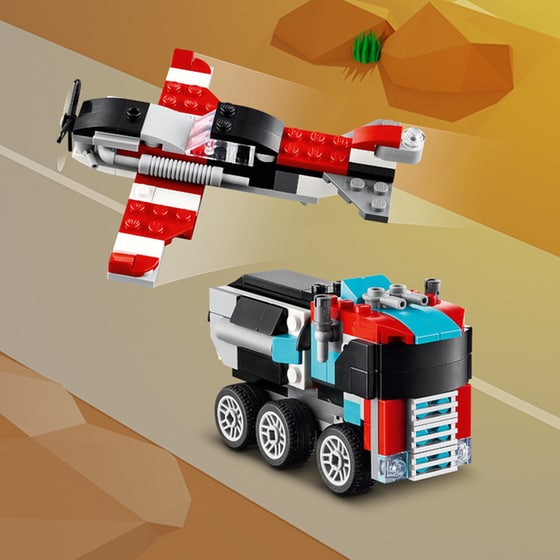 LEGO® Creator Flatbed Truck with Helicopter (31146) image 8