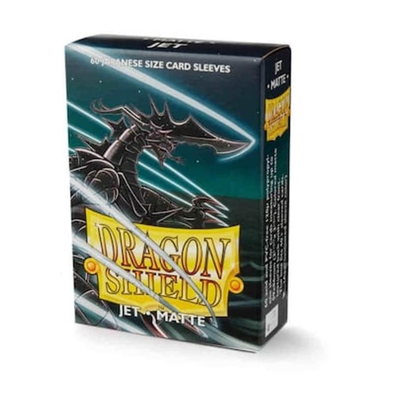 Ygo Dragon Shield Sleeves Japanese Small Size – Matte Jet (box Of 60)