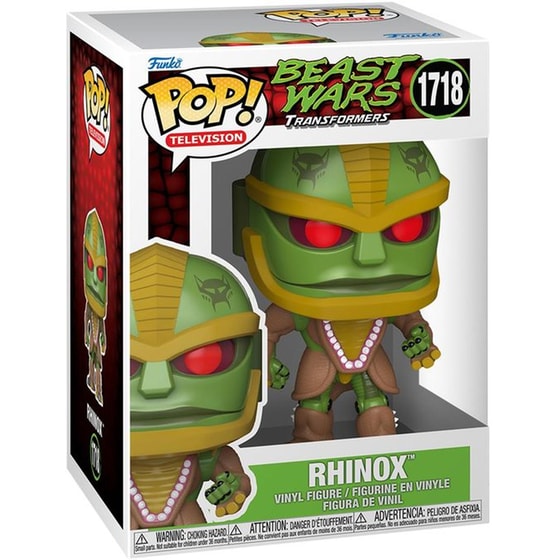 Funko Pop! Television: Beast Wars Transformers - Rhinox #1718 Vinyl Figure image 1