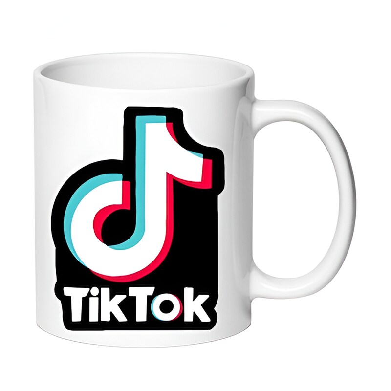 Κούπα Tik Tok No6 Κεραμική 330 ml - Λευκό OEM