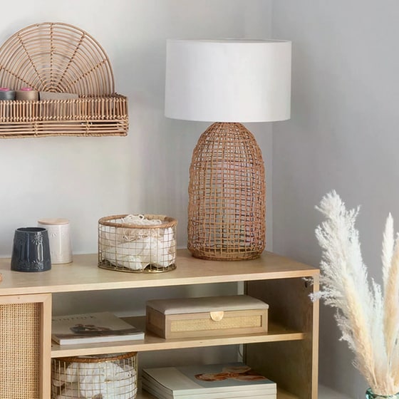 Πορτατίφ Spitishop Μεταλλικό Φ32x55 cm - Λευκό image 1