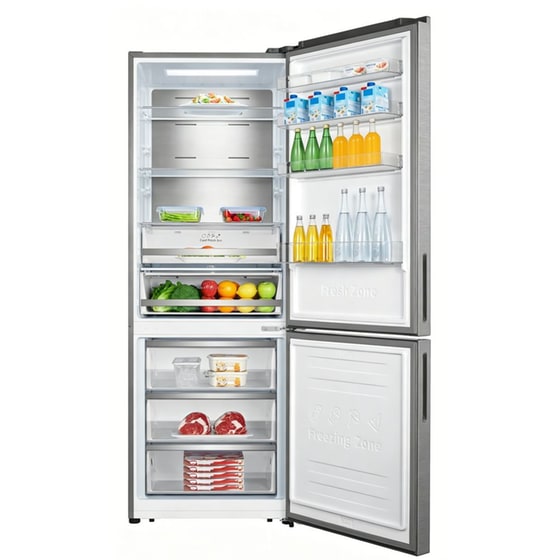 HISENSE RB645N4BIC Total No Frost 495 L Inox Ψυγειοκαταψύκτης image 3