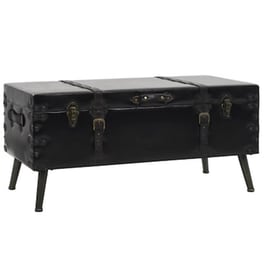 Τραπεζάκι Σαλονιού VidaXL από MDF 102x51x48cm - Μαύρο