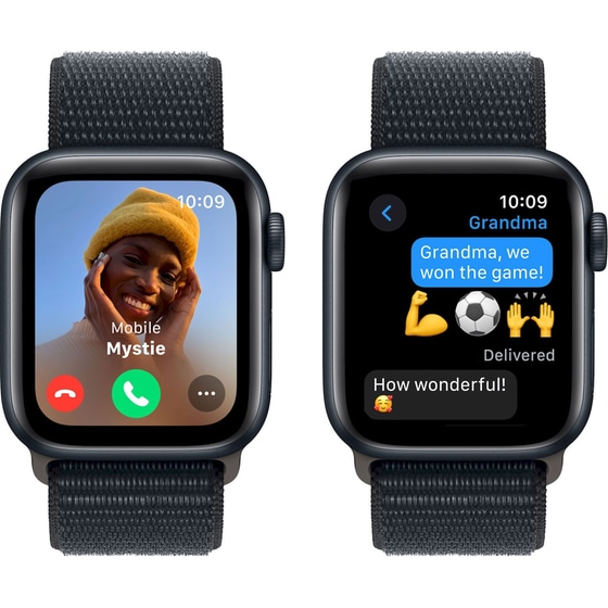 Apple Watch SE Midnight Aluminium GPS 40mm - Midnight Sports Loop Regular image 3