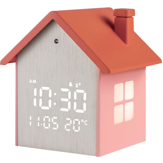 Επιτραπέζιο Ρολόι Life Tiny House - Peach image 0