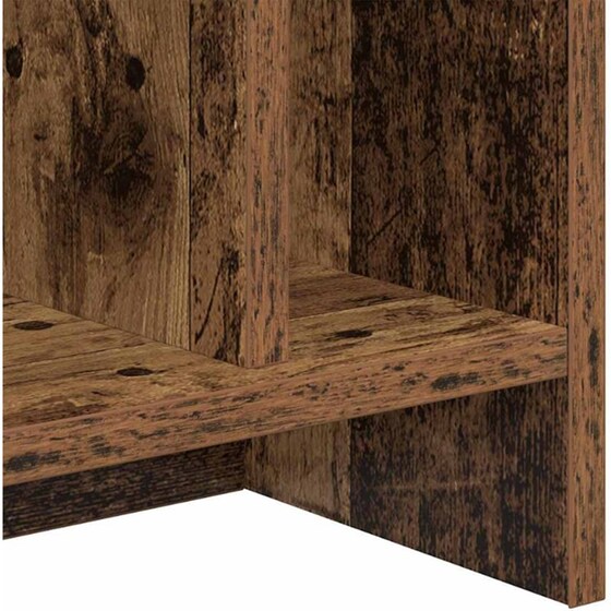 Έπιπλο Τηλεόρασης VidaXL 2 τμχ 50 x 35 x 45 cm - Παλαιωμένο Ξύλο image 9