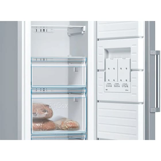 BOSCH GSN36VIEP 242 Lt Inox Καταψύκτης Όρθιος image 2