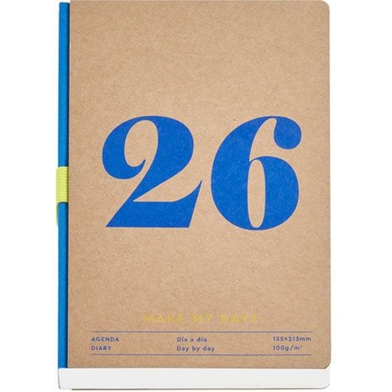 Ημερολόγιο Ημερήσιο Miquelrius 2026 Back 2 Basics Kraft Year image 0