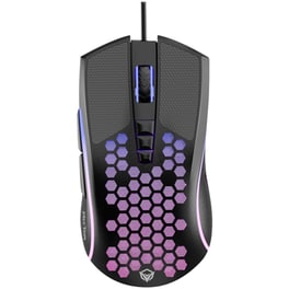 Meetion Honeycomb Gm015 RGB Gaming Ενσύρματο Ποντίκι Μαύρο