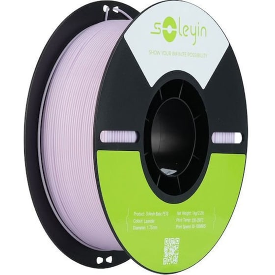 Creality Νήμα 3D Εκτυπωτή Soleyin PETG 1.75mm 1kg - Glacier Gray image 0