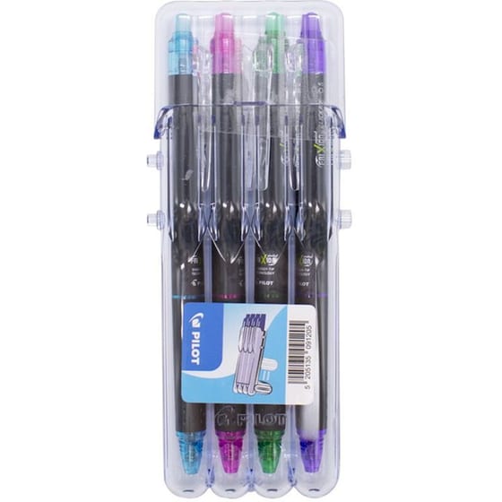 Σετ Στυλό Gel Pilot Frixion Point Clicker (4 Τεμάχια) image 0