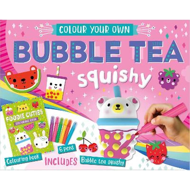 Colour Your Own Bubble Tea Squishy
