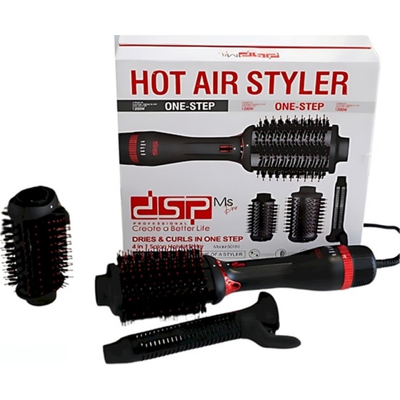 Ηλεκτρική Βούρτσα Μαλλιών Dsp Hot Air Multistyler 3 Σε 1 1200w (50184) image 7