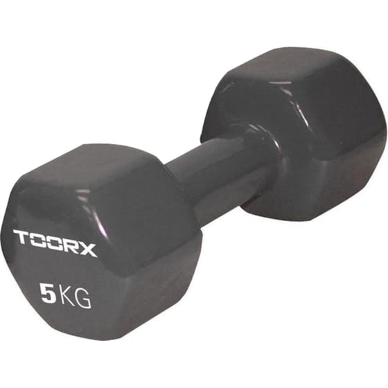Βαράκι Εξάγωνο 5kg Toorx 10-432-080 Βινυλίου - Σκούρο Γκρι image 0