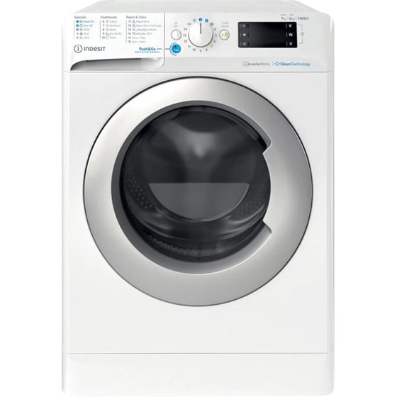 INDESIT BDE 76435 WSV EE 7kg/6kg 1.400 Στροφές Λευκό Πλυντήριο Στεγνωτήριο Ρούχων image 0