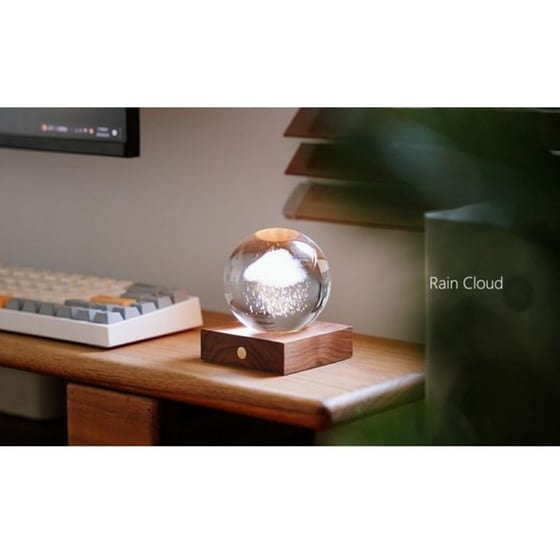 Διακοσμητικό&nbsp;Gingko Crystal&nbsp;Light&nbsp;3D&nbsp;Rain&nbsp;Cloud image 6