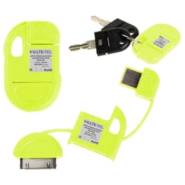 Καλώδιο δεδομένων Volte-tel Vcd-04 Μπρελόκ Usb to 30-pin - Yellow