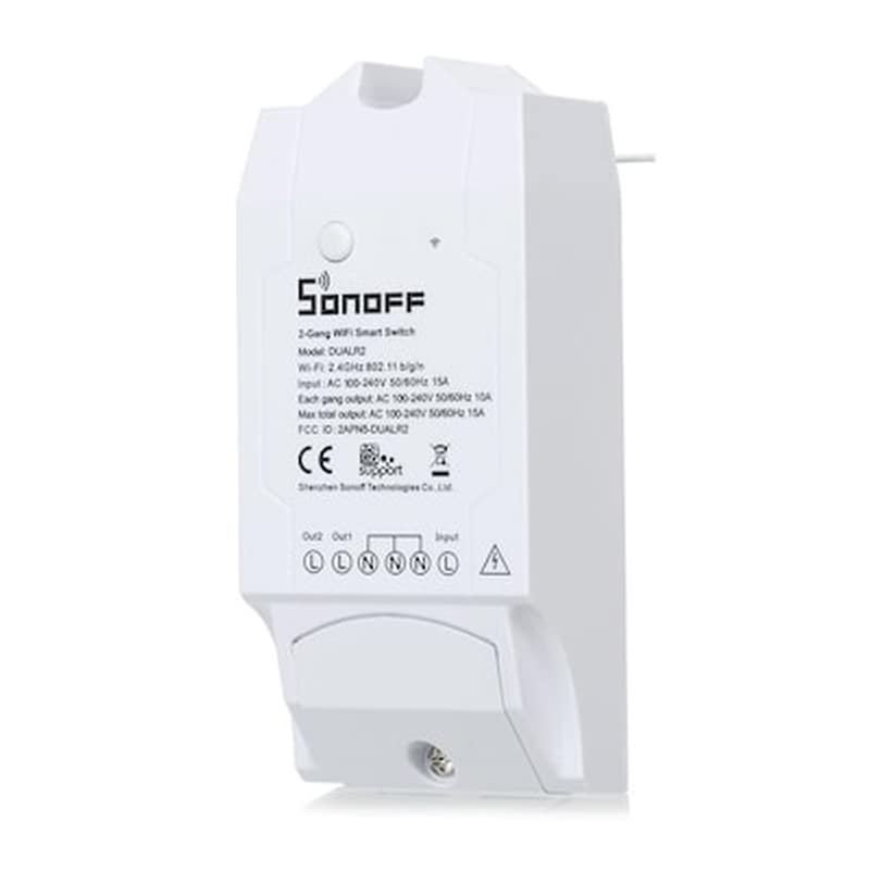 Sonoff® Dual 2-channel Wifi Wireless Remote Control Switch