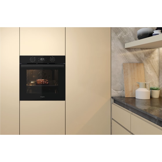 WHIRLPOOL OMR58HU1B 71 Lt Μαύρο Εντοιχιζόμενος Φούρνος Άνω Πάγκου image 10