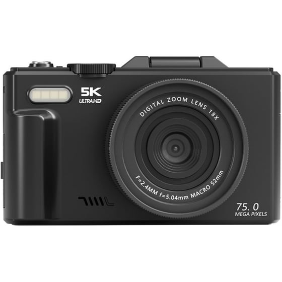 Φωτογραφική Μηχανή Compact Lamtech 5K Flip Wi-Fi - Black image 0