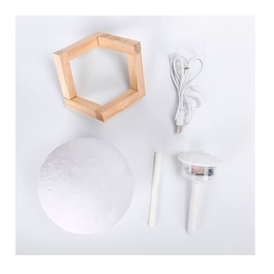 Επαναφορτιζόμενο Φωτιστικό Αφής Φεγγάρι image 2