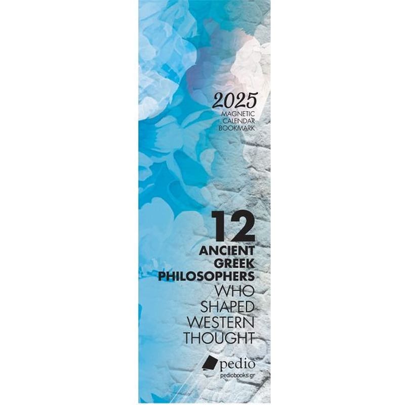 Ημερολόγιο Μηνιαίο Μαγνητικό Σελιδοδείκτης Πεδίο Philosophers 2025 (12 Τεμάχια)