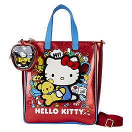 Τσάντα Ώμου Loungefly Hello Kitty: 50th Anniversary - Πολύχρωμη