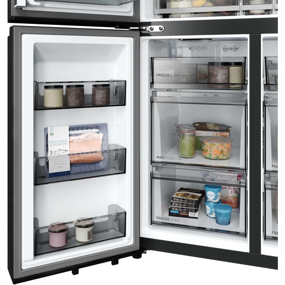 HAIER HCR59F18DNMB Total No Frost 706 Lt Μαύρο Ψυγείο Ντουλάπα image 6