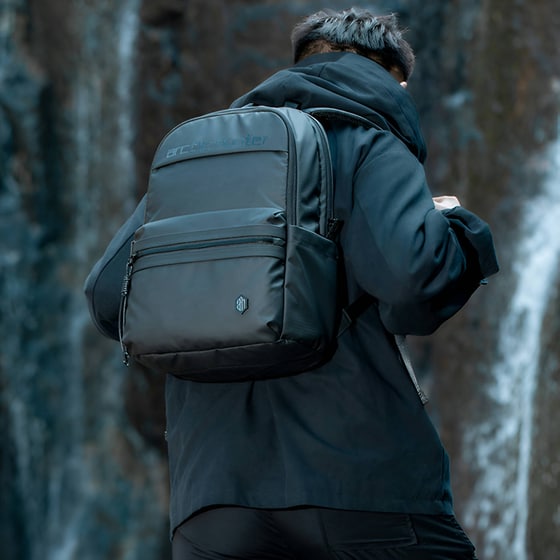 Τσάντα Laptop Arctic Hunter B00536 15.6" Αδιάβροχη - Μαύρο image 6
