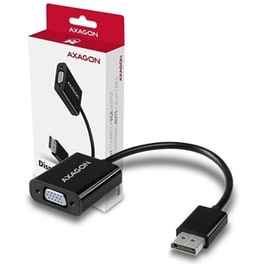 Αντάπτορας Axagon RVD-VGN από DisplayPort male σε VGA female - Μαύρο