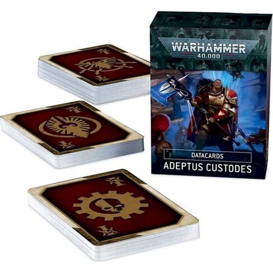 Warhammer 40000 - Datacards: Adeptus Custodes (Games Workshop) image 1
