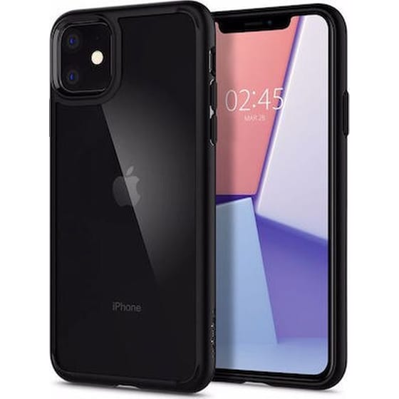 Θήκη Apple iPhone 11 - Spigen Ultra Hybrid - Clear/matte Black image 1