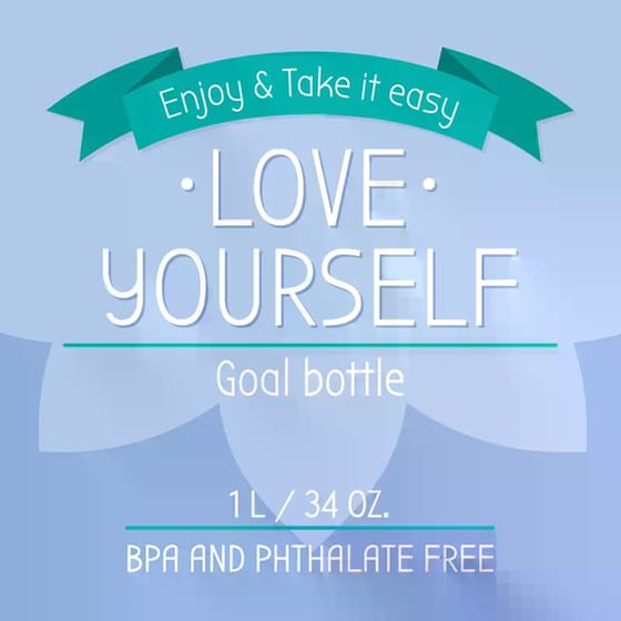 Μπουκάλι Legami Goal Bottle Energy Boost 1Lt (1 Τεμάχιο) image 5
