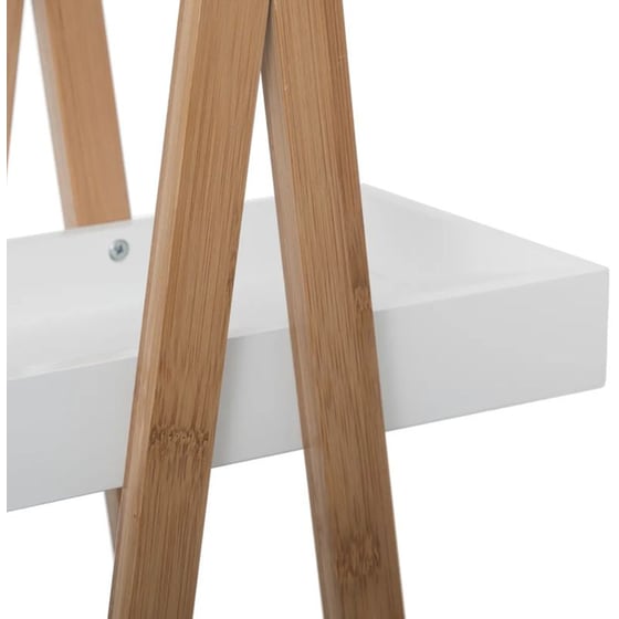 Ραφιέρα 5Five από MDF 30x18x82 cm - Λευκό/Μπεζ image 1