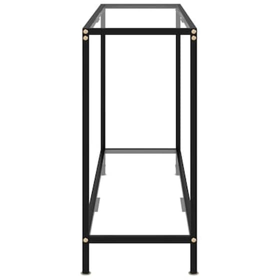 Κονσόλα  Vidaxl από Ψημένο Γυαλί 120x35x75 cm - Διάφανο image 3