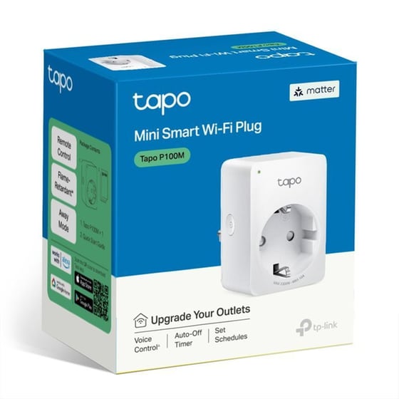 Έξυπνη πρίζα ρεύματος TP-Link Tapo P100M με Wi-Fi, Bluetooth - 2300W image 8