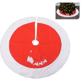 Xριστουγεννιάτικη Ποδιά Δέντρου Spitishop K-m Sleigh Aaf202210 Φ120 1 Τμχ - Κόκκινο