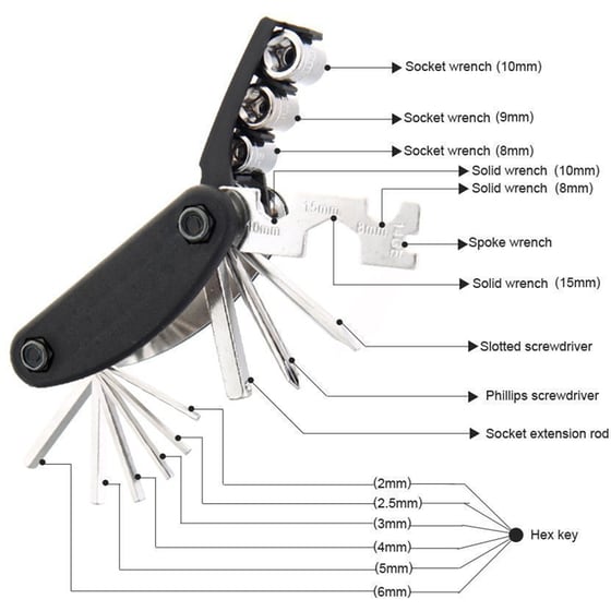 16 in 1 Repair Tool Kit XSRES image 4