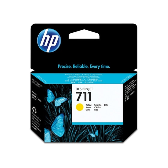 HP 711 Κίτρινο Μελάνι Εκτυπωτή CZ132A image 0