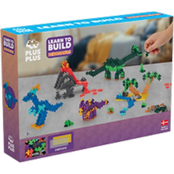 Toυβλάκια Giochi Plus Plus Pastel Learn To Build Dinosaurus image 0