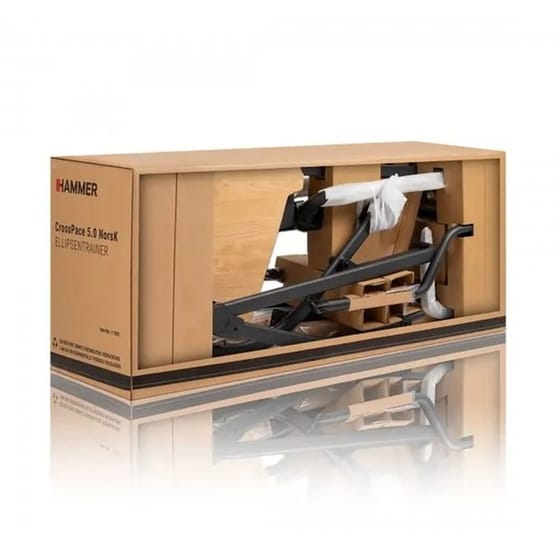 Hammer Crosspace 5.0 Μαγνητικό Ελλειπτικό Με Δίσκο 20 kg Για Χρήστες Έως 130 kg Μαύρο image 4